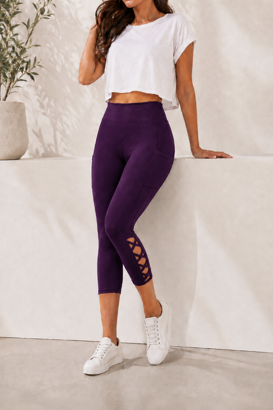 CRISS CROS RUN- PLUM PURPLE - Like A Duchess