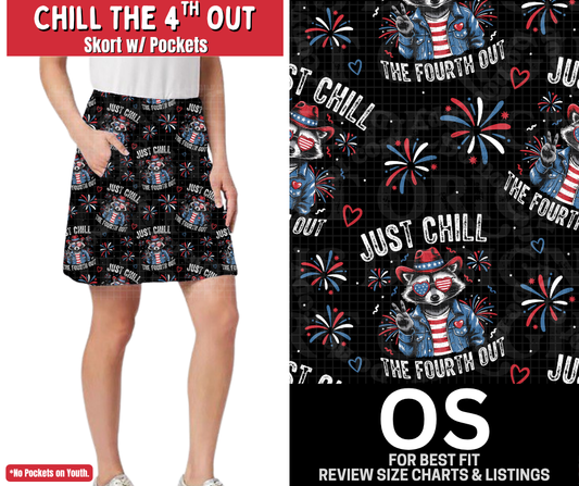 Chill The 4th Out Skort
