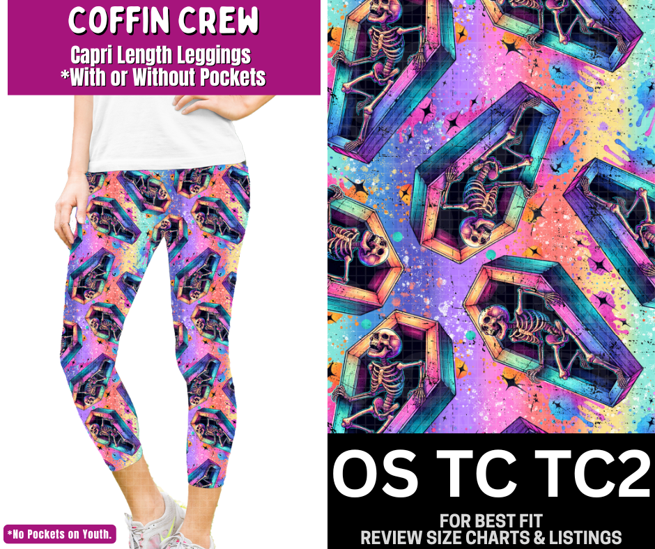 Coffin Crew Jogger Capri - Like A Duchess