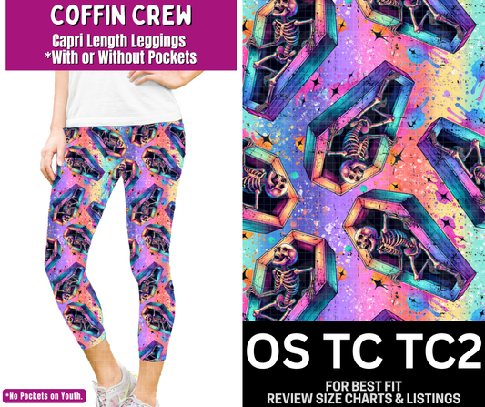 Coffin Crew Jogger Capri - Like A Duchess