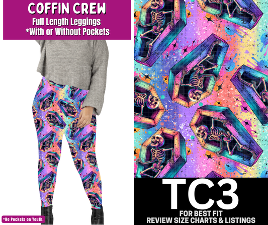 Coffin Crew Full Length Leggings w/ Pockets - Like A Duchess