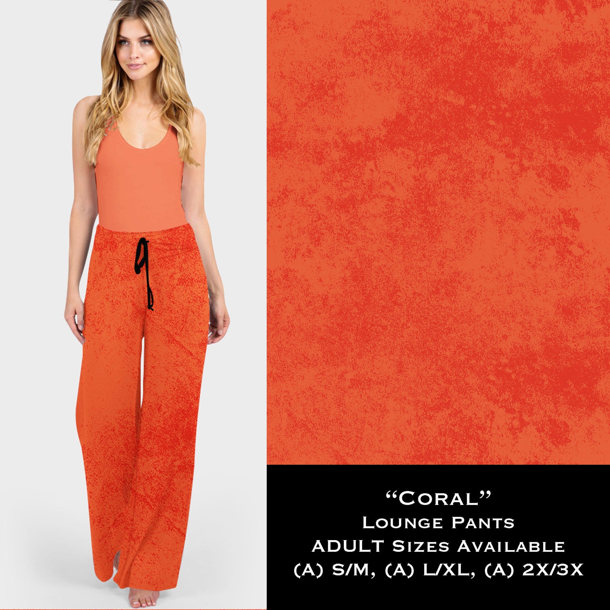 Coral *Color Collection* - Lounge Pants - Like A Duchess