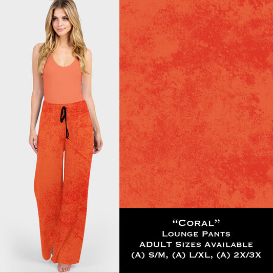 Coral *Color Collection* - Lounge Pants - Like A Duchess