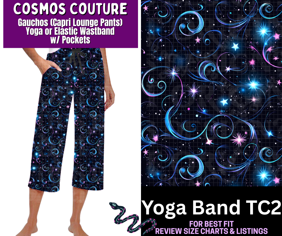 Cosmos Couture Capri Gauchos - Like A Duchess