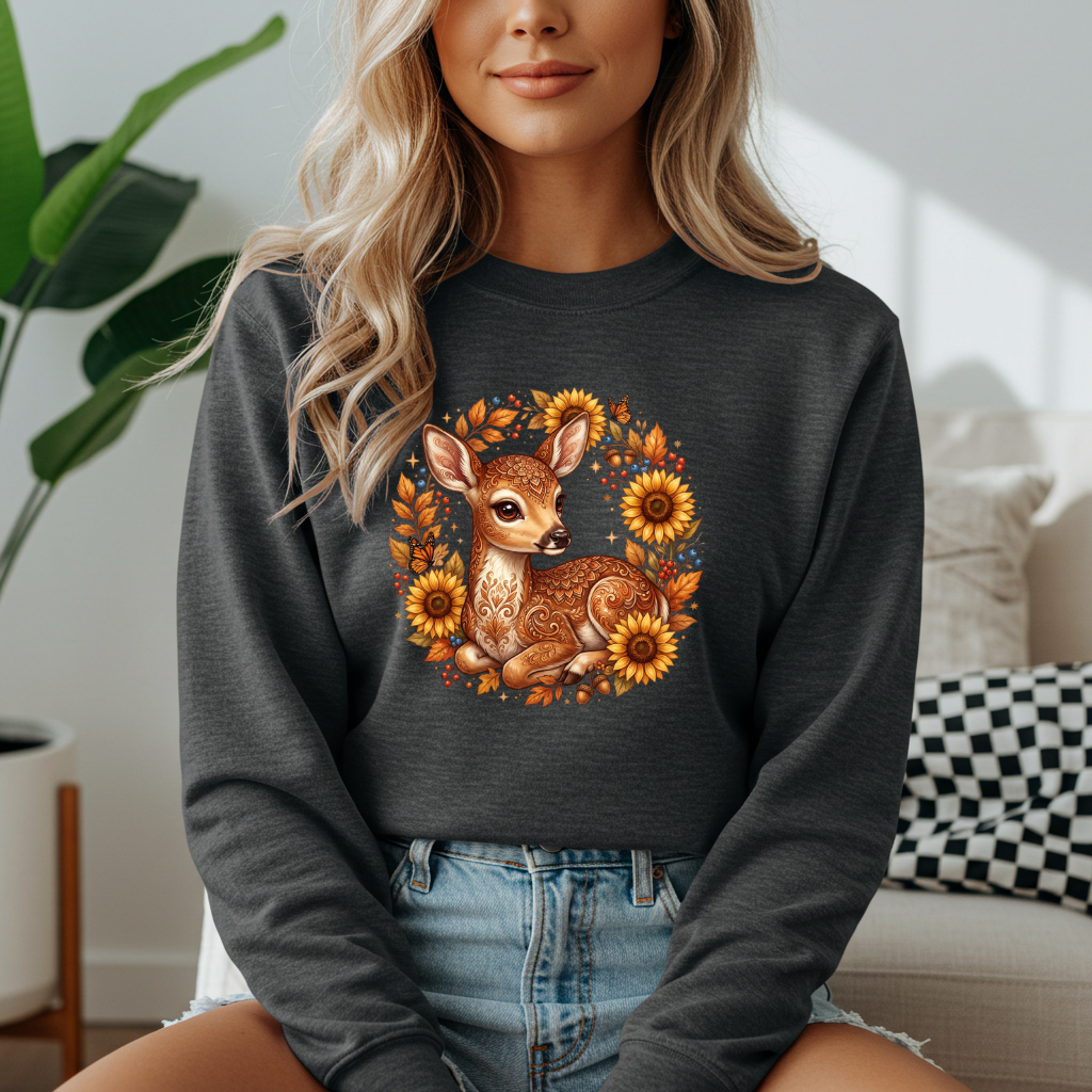 Fall Deer Sweatshirt - Like A Duchess