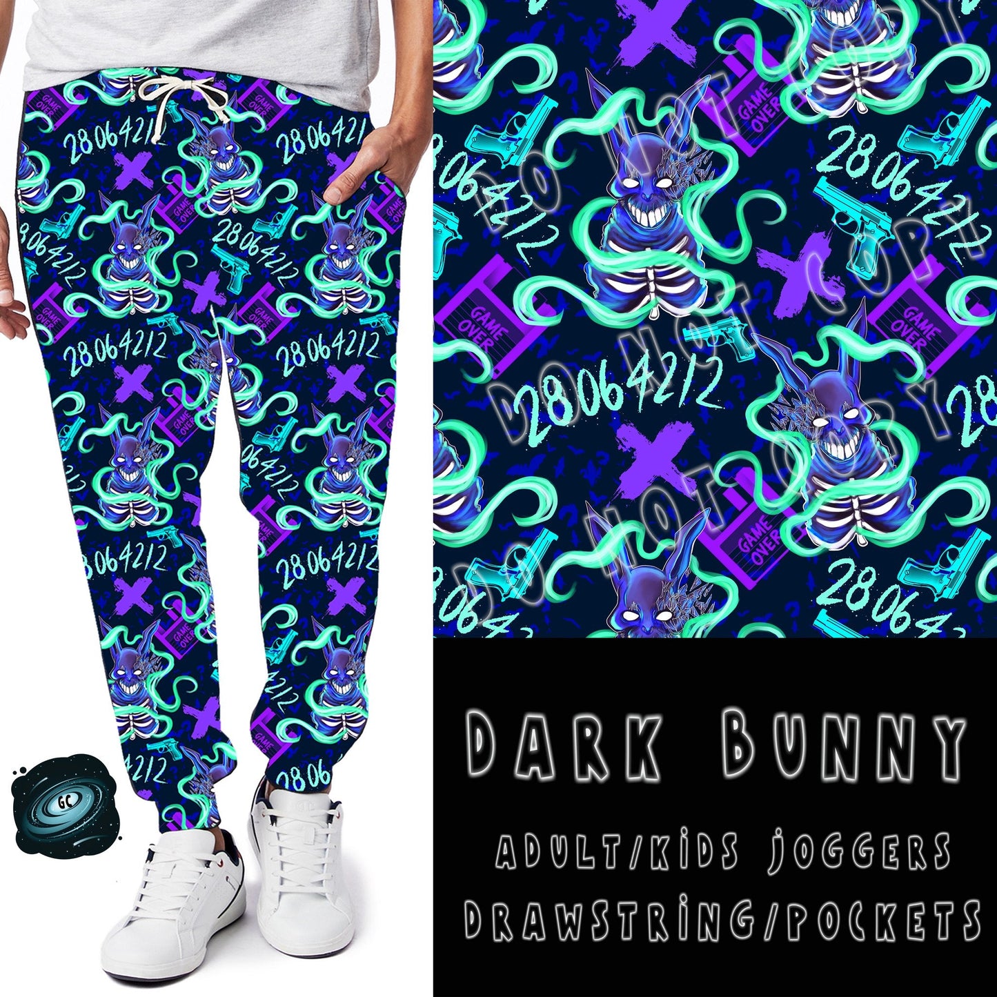 BATCH 65- DARK BUNNY LEGGINGS/CAPRI/JOGGERS - Like A Duchess