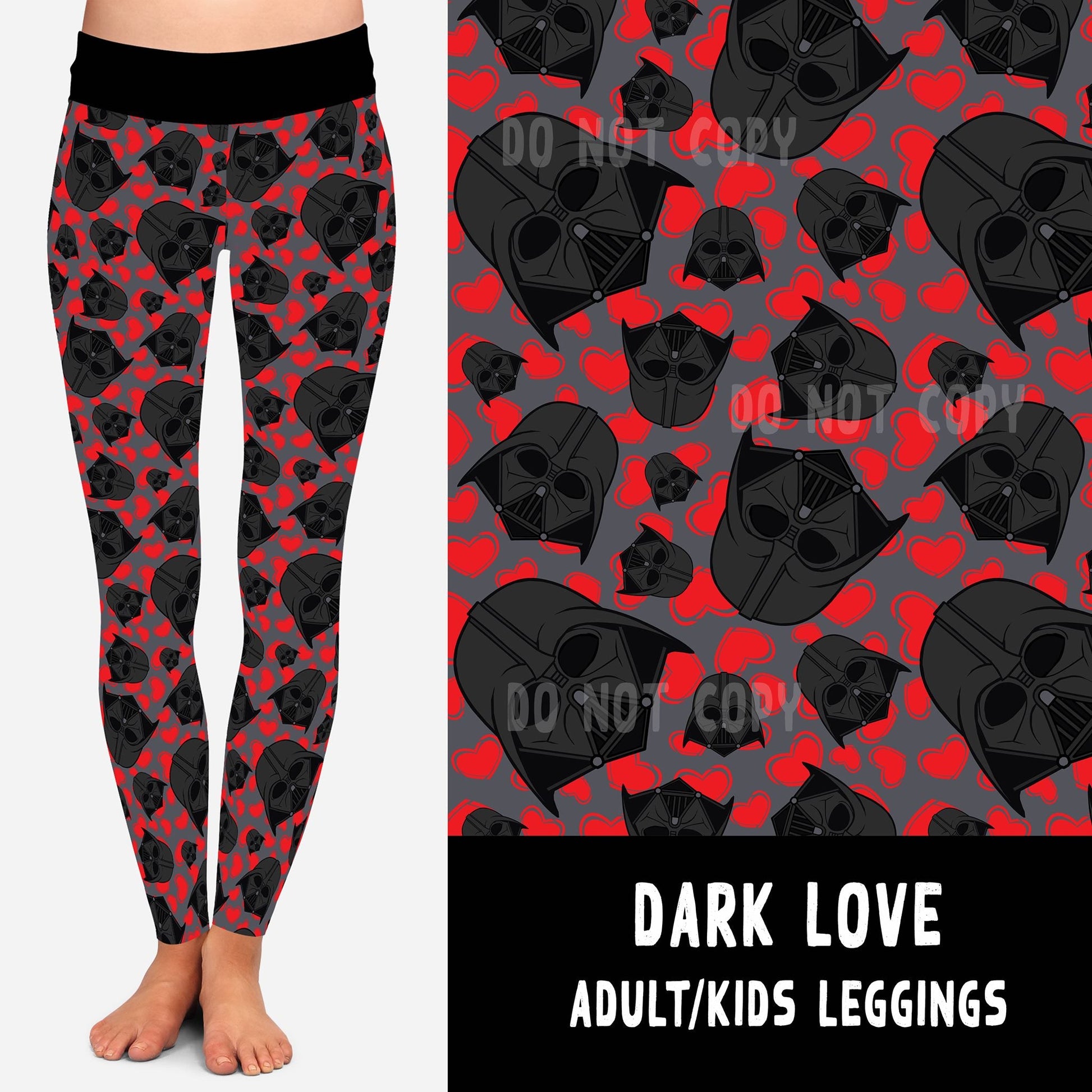 LUCKY IN LOVE-DARK LOVE LEGGINGS/JOGGERS - Like A Duchess