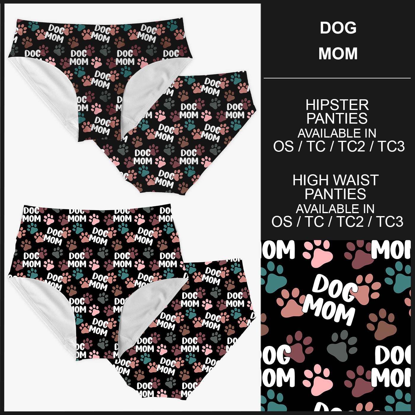 RTS - Dog Mom Panties - Like A Duchess
