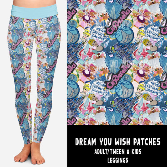 PATCH RUN-DREAM YOU WISH PATCHES LEGGINGS/JOGGERS - Like A Duchess