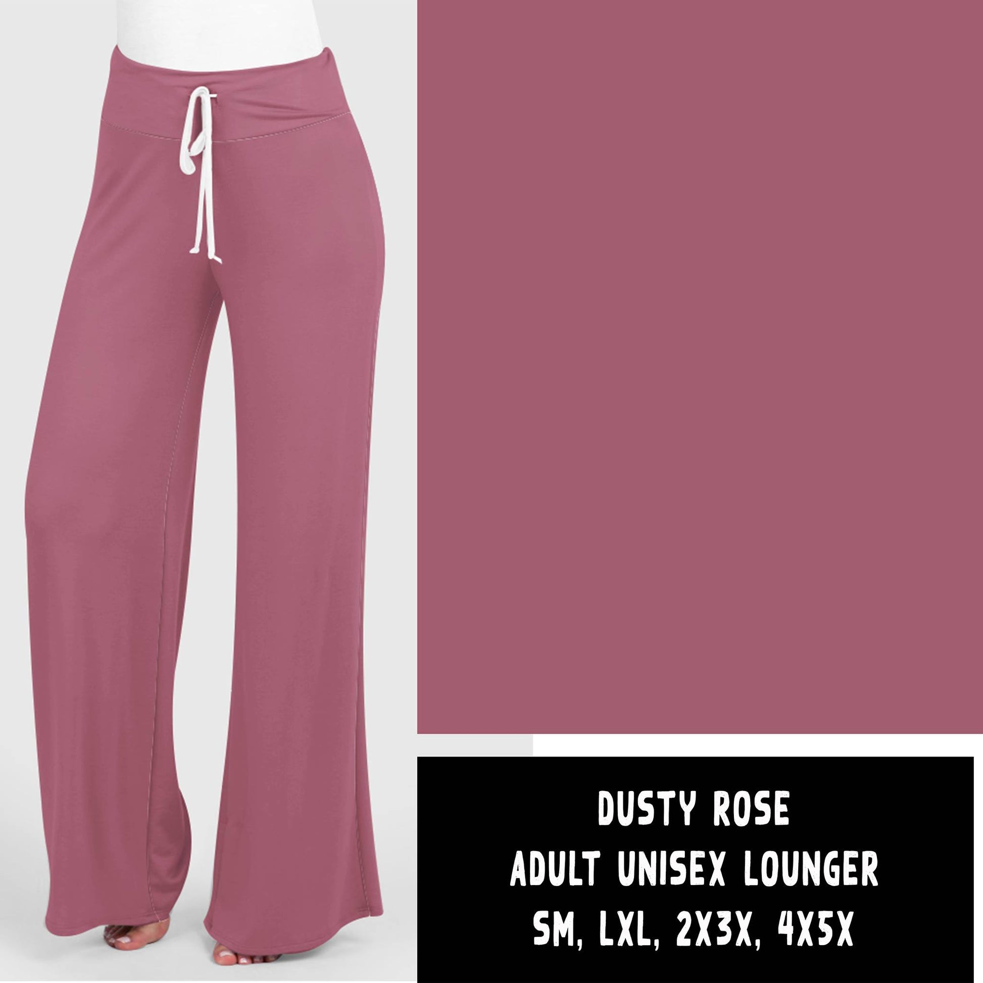 SOLIDS RUN-DUSTY ROSE ADULT UNISEX LOUNGER - Like A Duchess