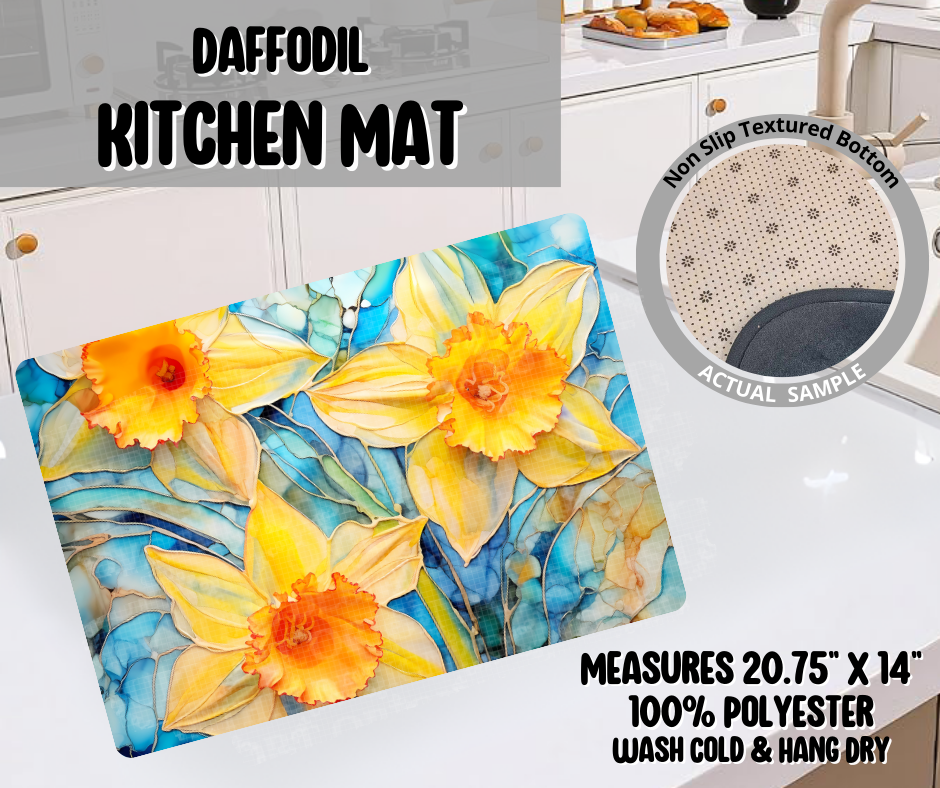 Daffodil Kitchen Mat - Like A Duchess
