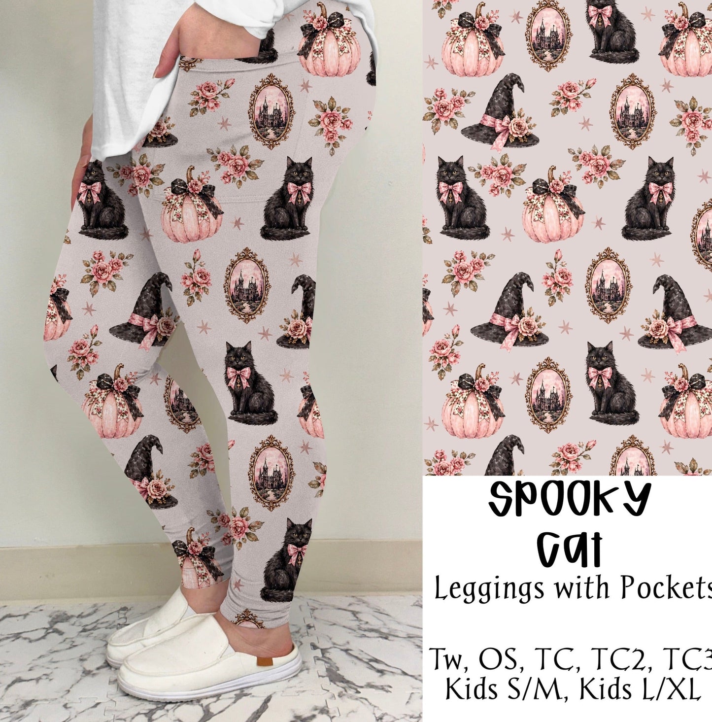 Spooky Cat Leggings/Joggers | Run ends 6/30 | ETA 42 Days - Like A Duchess