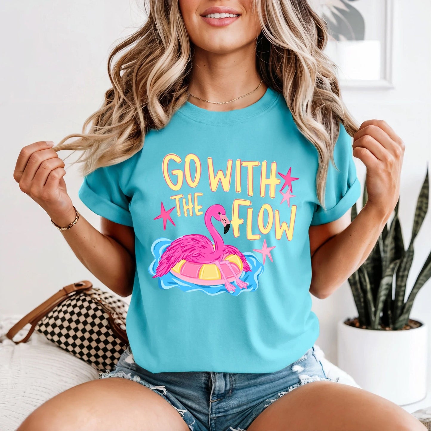 Go With The Flow Tshirt - Like A Duchess