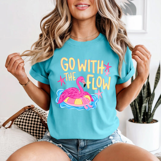 Go With The Flow Tshirt - Like A Duchess