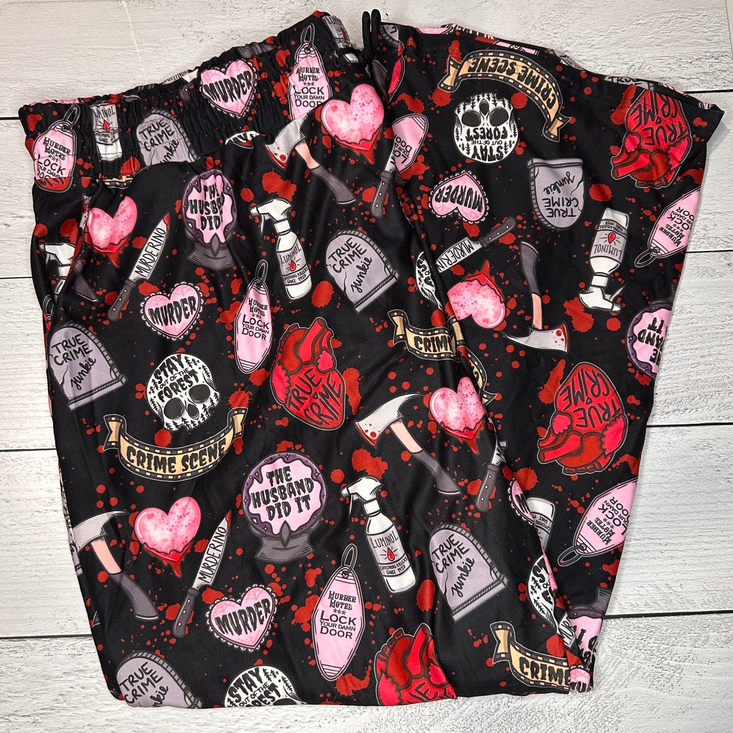 Crime Scene Lounge Pants - Like A Duchess