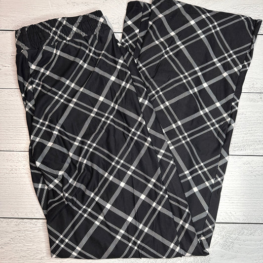 Black & White Plaid - Lounge Pants - Like A Duchess