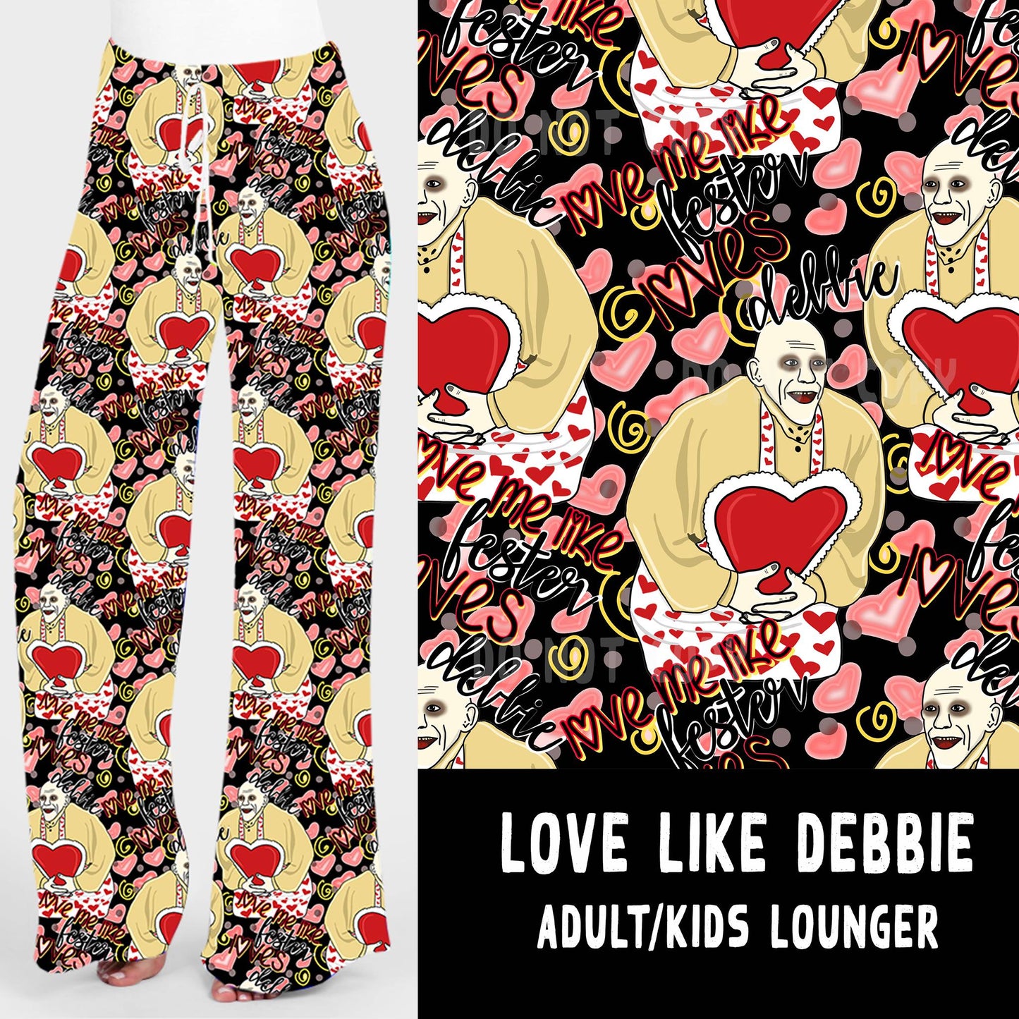 LUCKY IN LOVE-LOVE LIKE DEBBIE UNISEX ADULT/KIDS LOUNGER - Like A Duchess