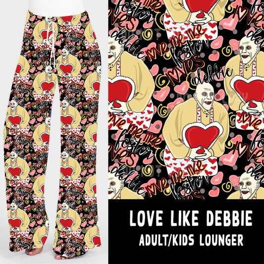 LUCKY IN LOVE-LOVE LIKE DEBBIE UNISEX ADULT/KIDS LOUNGER - Like A Duchess
