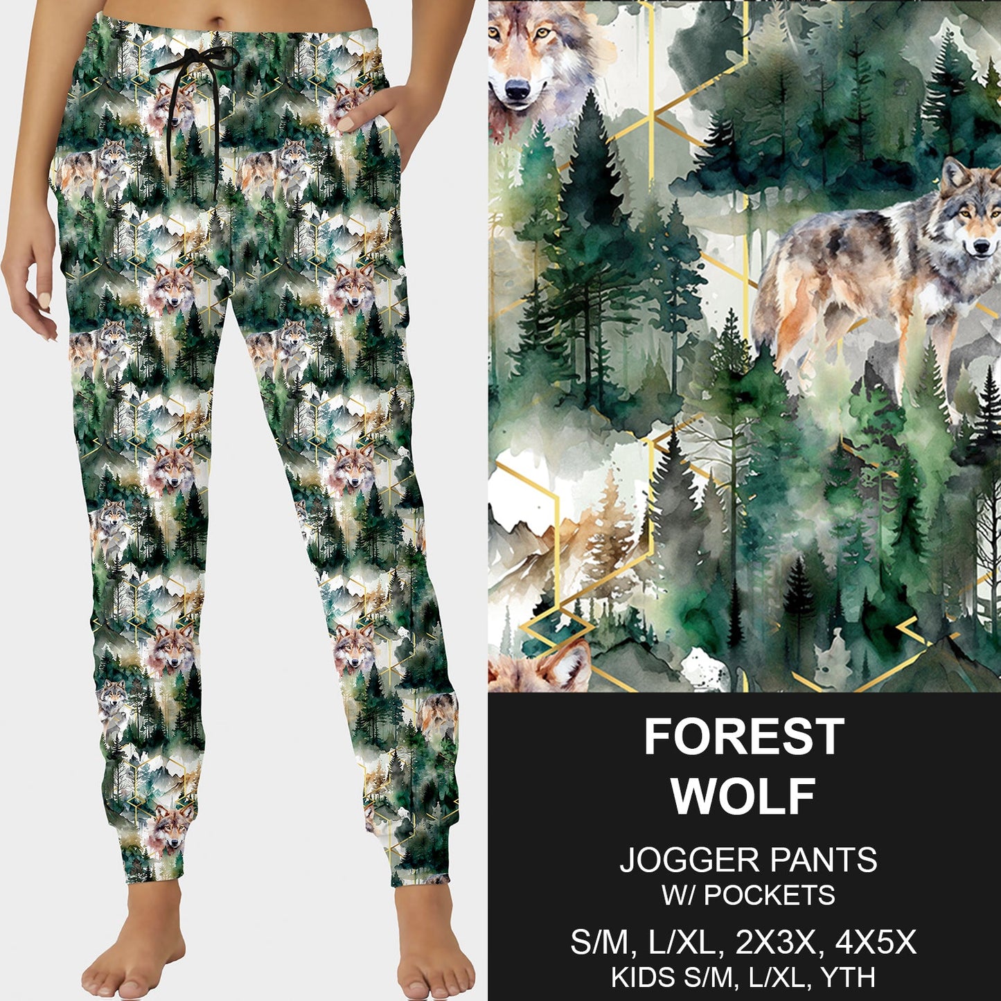 RTS - Forest Wolf Joggers - Like A Duchess
