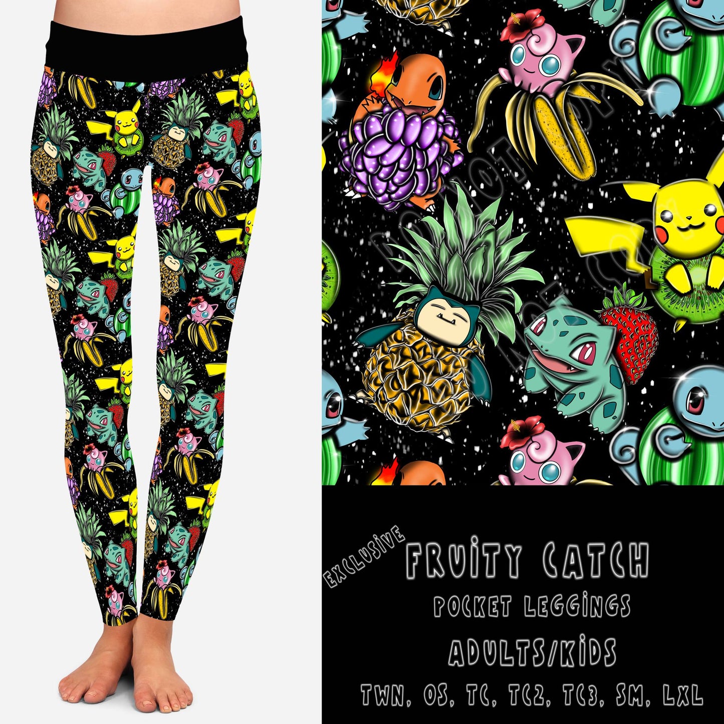 BATCH 68- FRUITY CATCH-LEGGINGS/CAPRI/JOGGER/Shorts - Like A Duchess