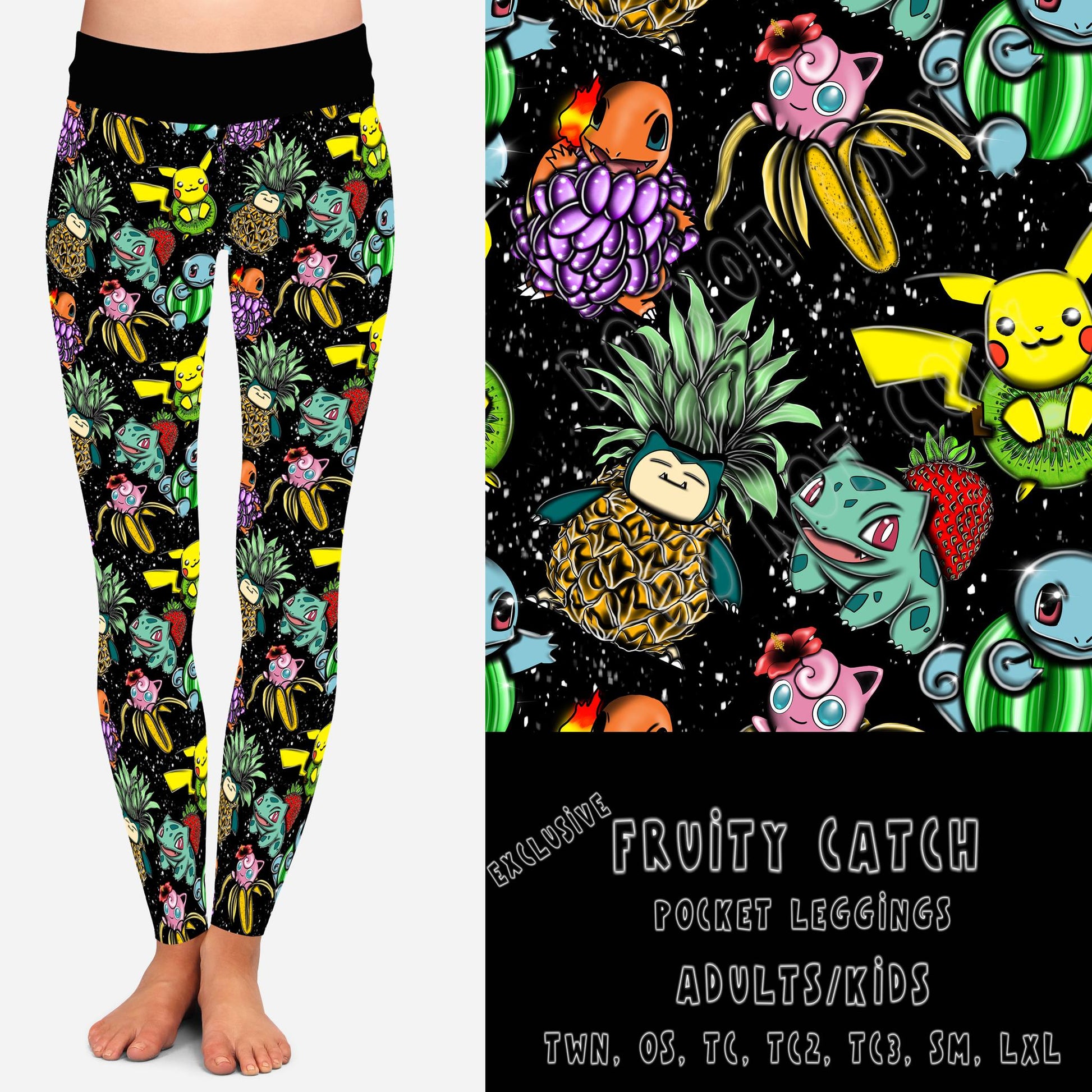 BATCH 68- FRUITY CATCH-LEGGINGS/CAPRI/JOGGER/Shorts - Like A Duchess