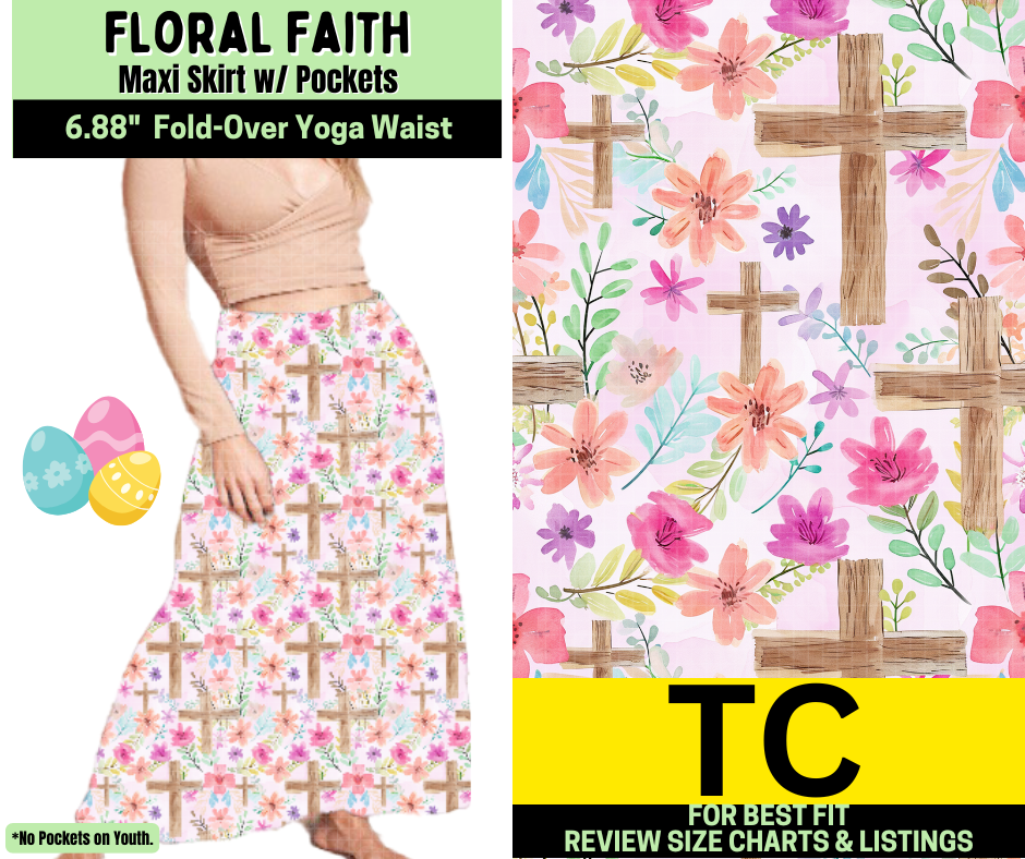 Floral Faith Maxi Skirt - Like A Duchess