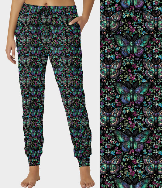 RTS - Floral Moth Joggers - Like A Duchess
