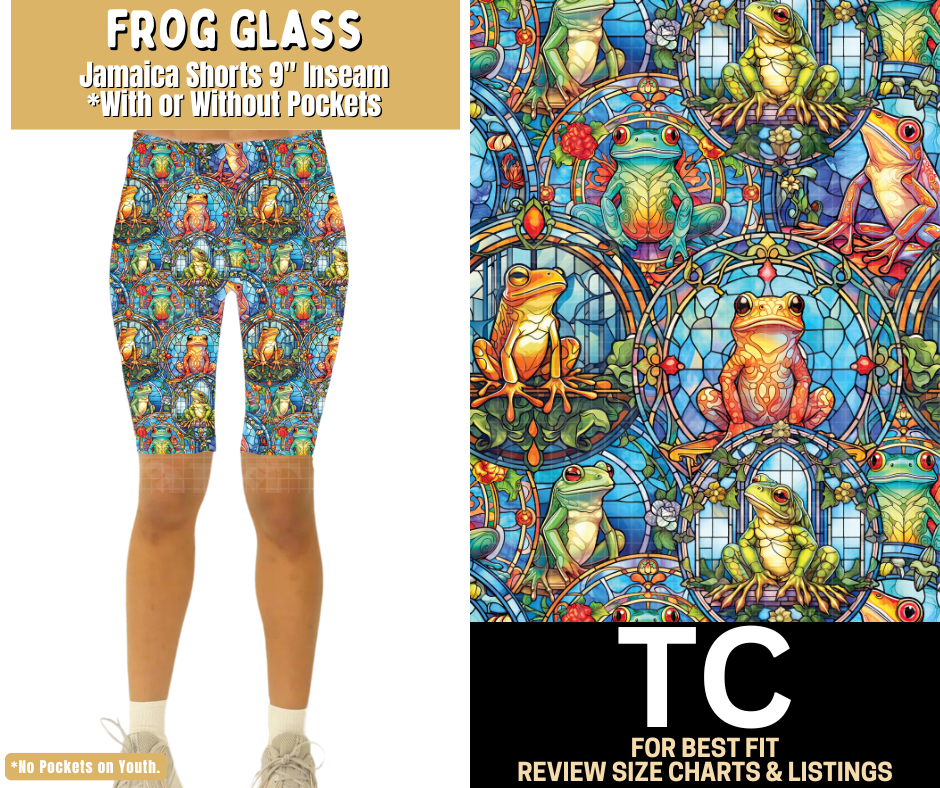 Frog Glass Jamaica Shorts w/ Pockets - Like A Duchess