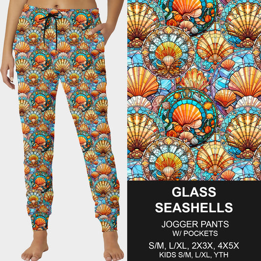 RTS - Glass Seashells Joggers - Like A Duchess