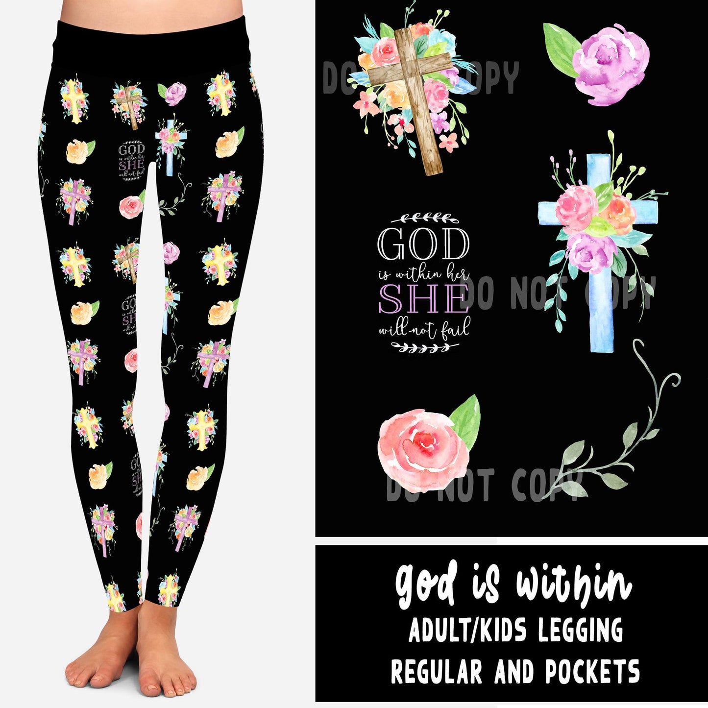 SPRING BASH RUN-GOD IS WITHIN LEGGINGS/JOGGERS - Like A Duchess