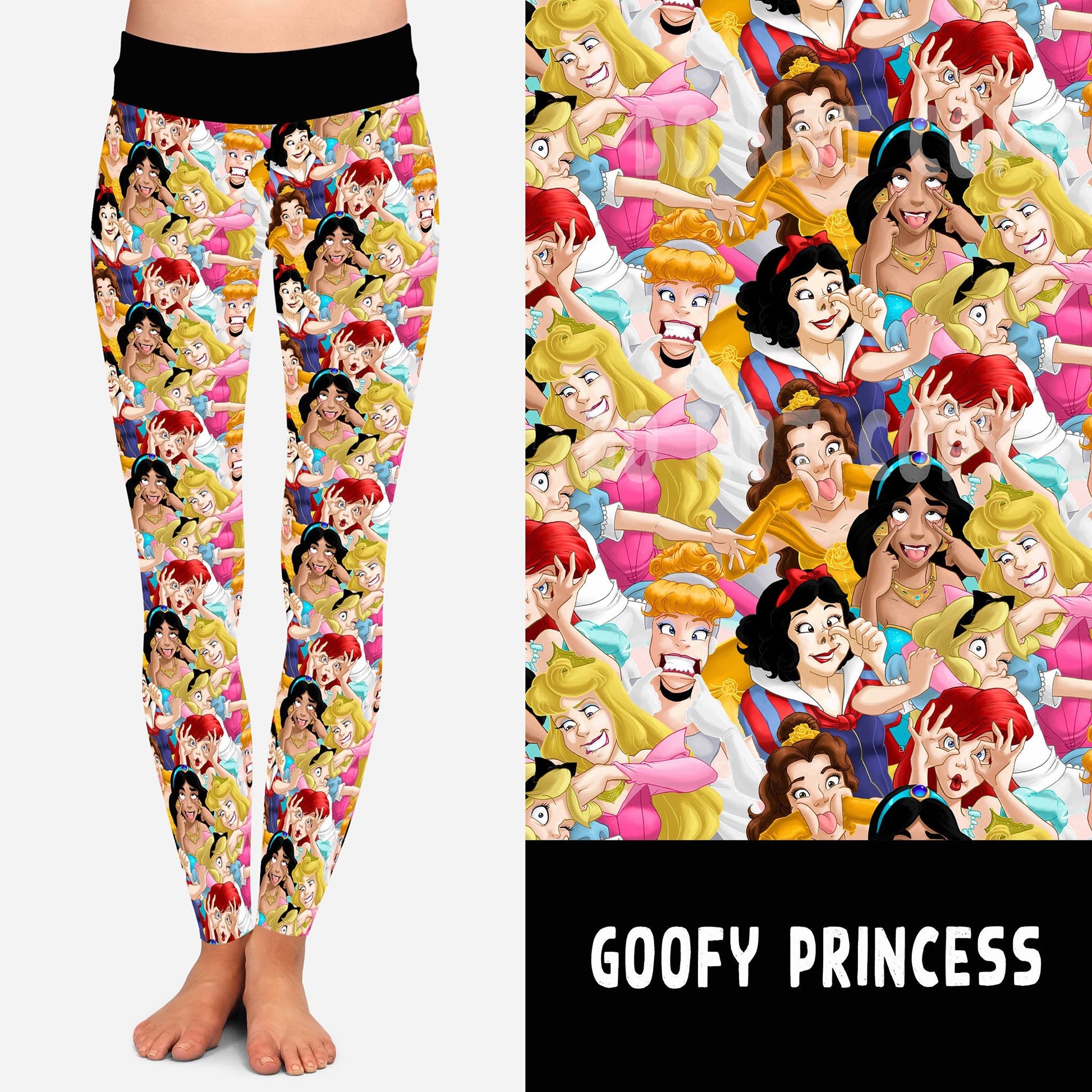 BATCH 59-GOOFY PRINCESS LEGGINGS/JOGGERS - Like A Duchess