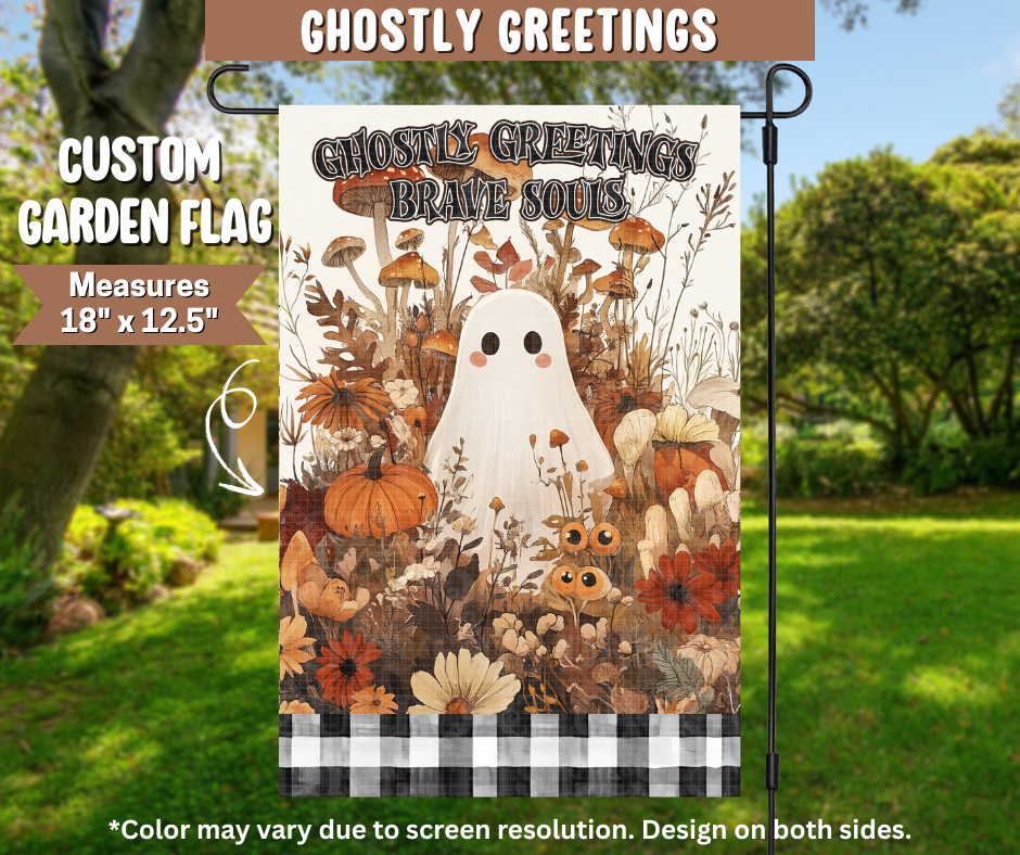 Ghostly Greetings Garden Flag - Like A Duchess