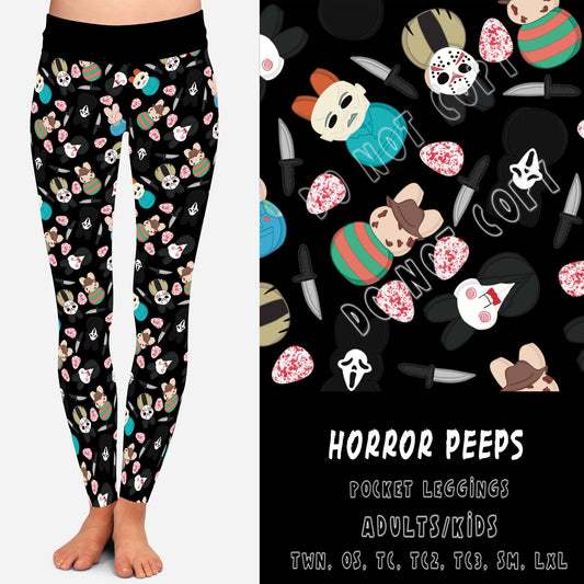 SPRING FLING-HORROR PEEPS- LEGGINGS/JOGGERS - Like A Duchess
