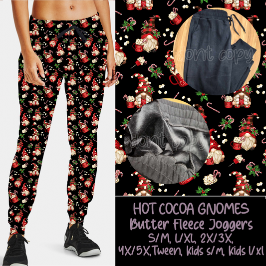 HOT COCOA GNOMES - BUTTER FLEECE LINED UNISEX JOGGERS - Like A Duchess