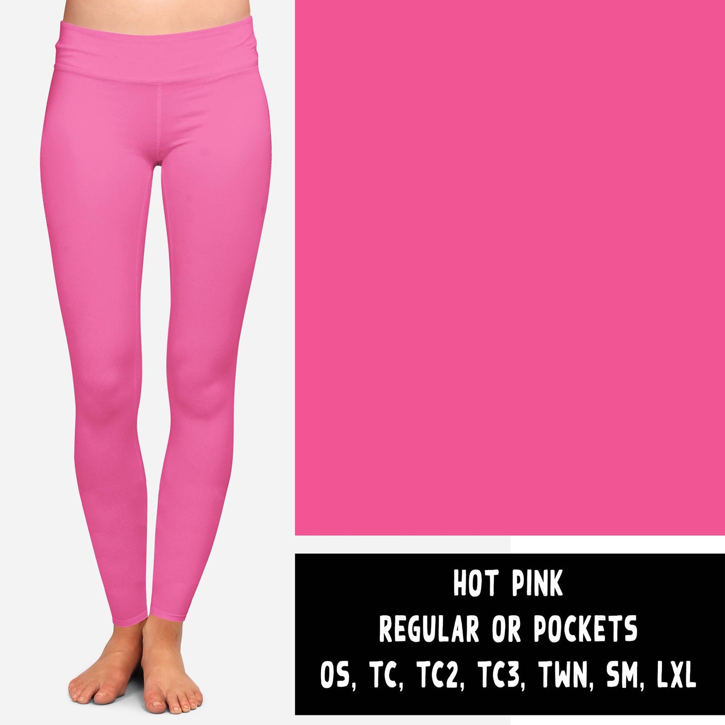 SOLIDS RUN-HOT PINK LEGGINGS/JOGGERS - Like A Duchess