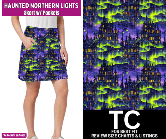 Haunted Northern Lights Skort - Like A Duchess