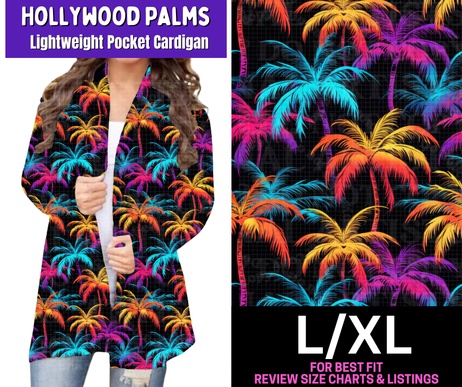 Hollywood Palms Pocket Cardigan - Like A Duchess
