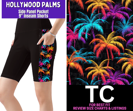 Hollywood Palms Side Panel Pocket Jamaica Shorts - Like A Duchess