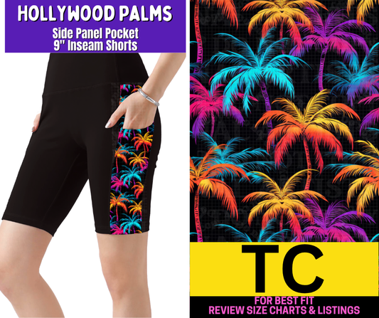 Hollywood Palms Side Panel Pocket Jamaica Shorts - Like A Duchess