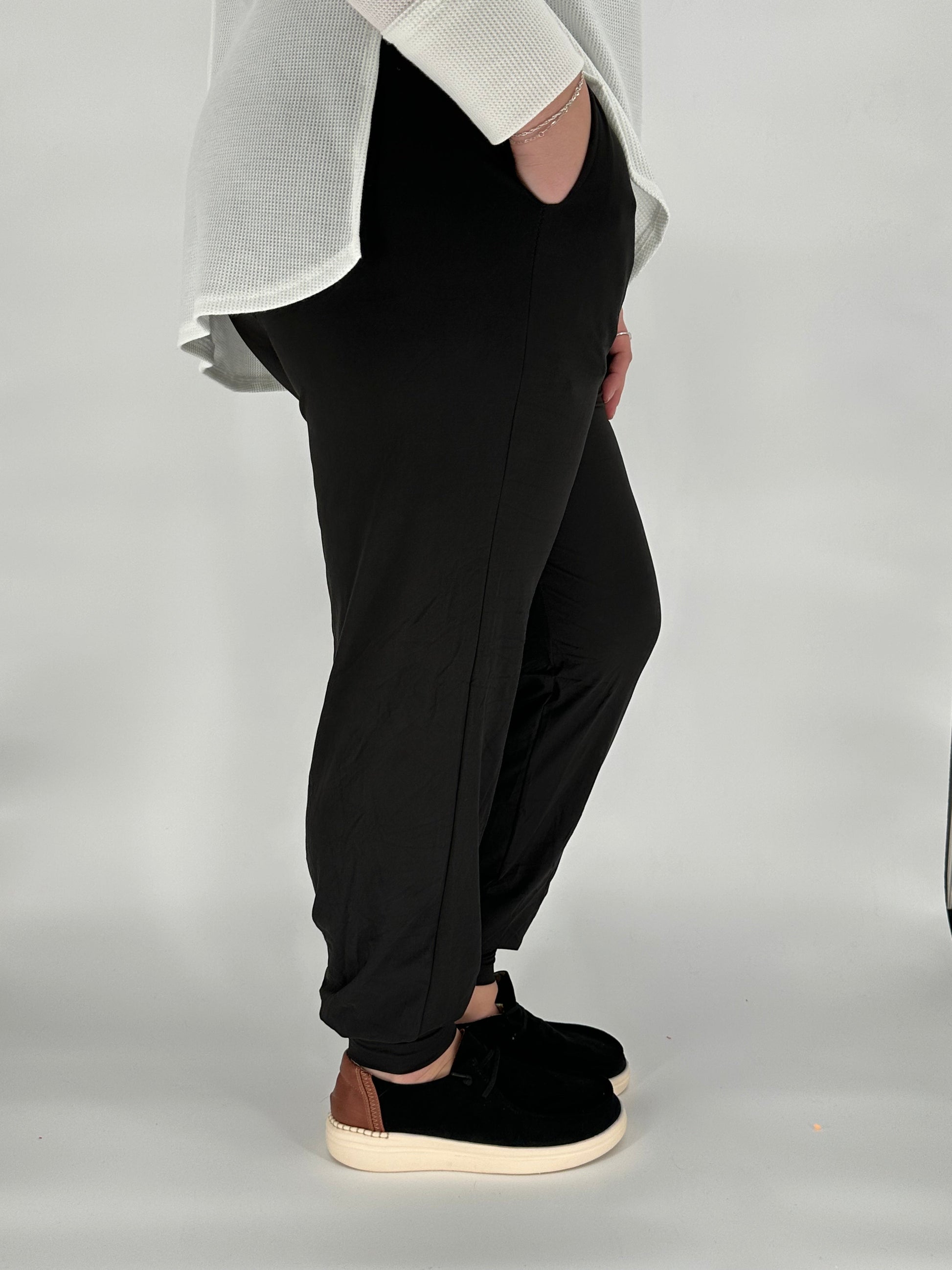 Black Joggers w/ Pockets (Kids Too!) - Like A Duchess