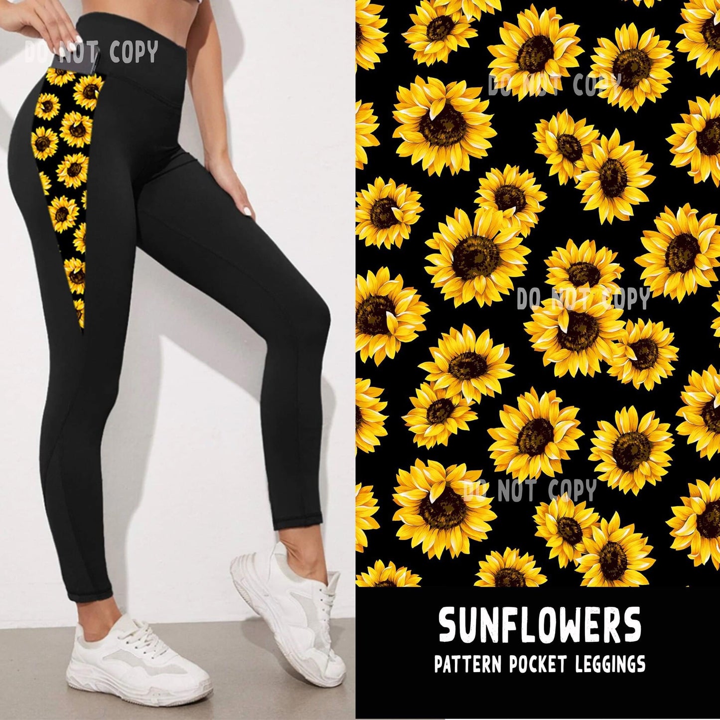 PATTERN POCKET FULL-SUNFLOWERS - Like A Duchess