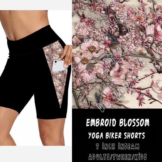PPO 3 RUN-EMBROID BLOSSOM-SHORTS - Like A Duchess