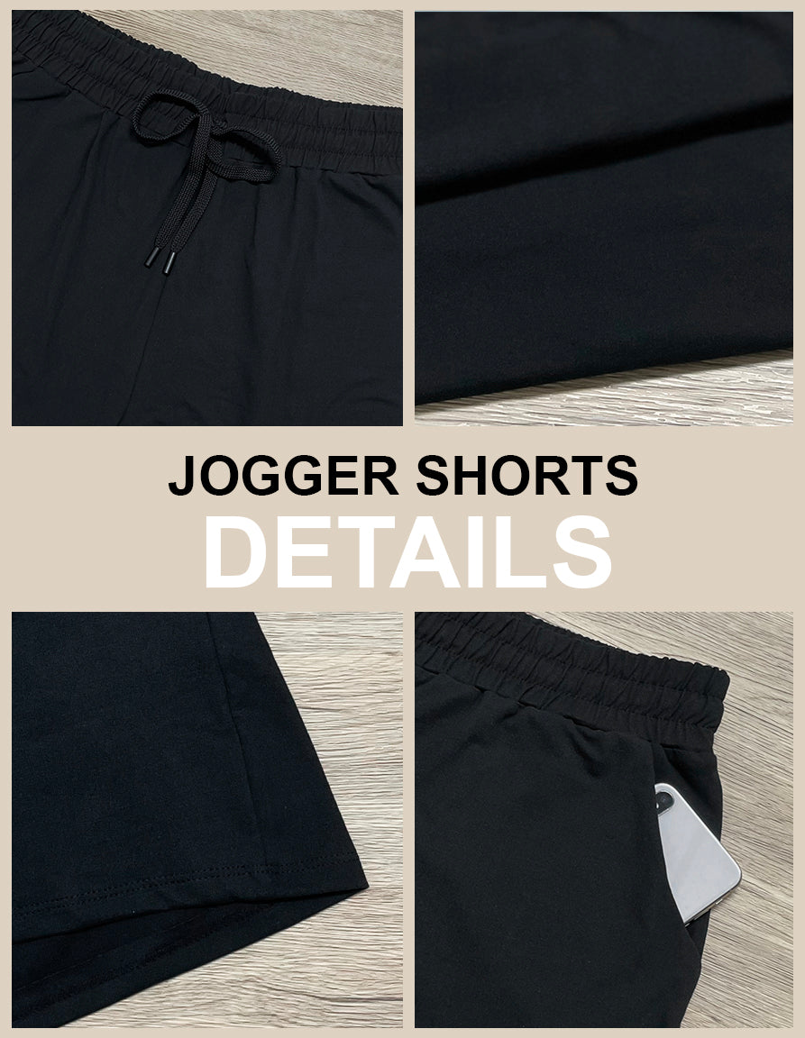 RTS - Butterfly Whisper Jogger Shorts with Pockets