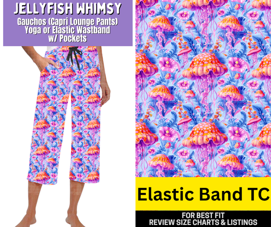 Jellyfish Whimsy Capri Gauchos - Like A Duchess