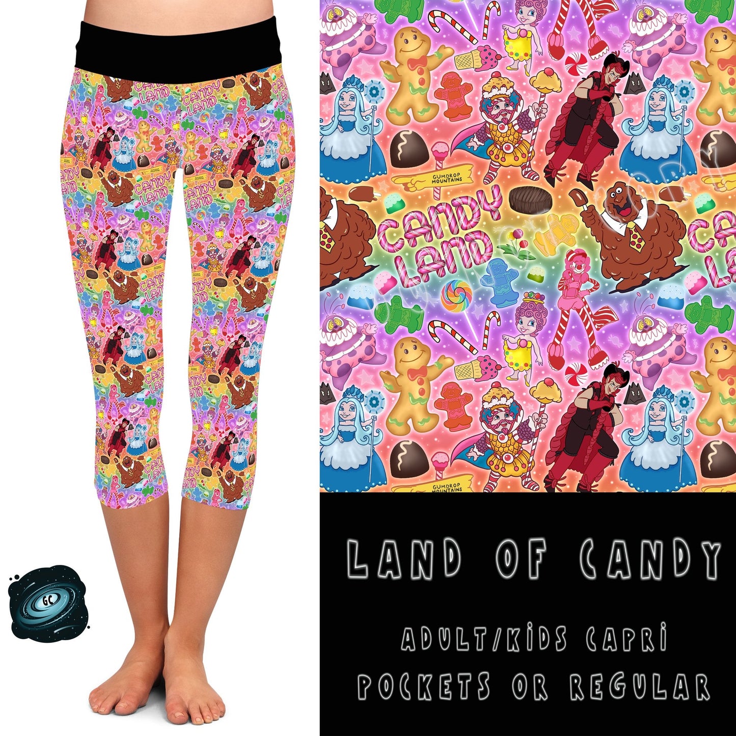 BATCH 65- LAND OF CANDY LEGGINGS/CAPRI/JOGGERS - Like A Duchess