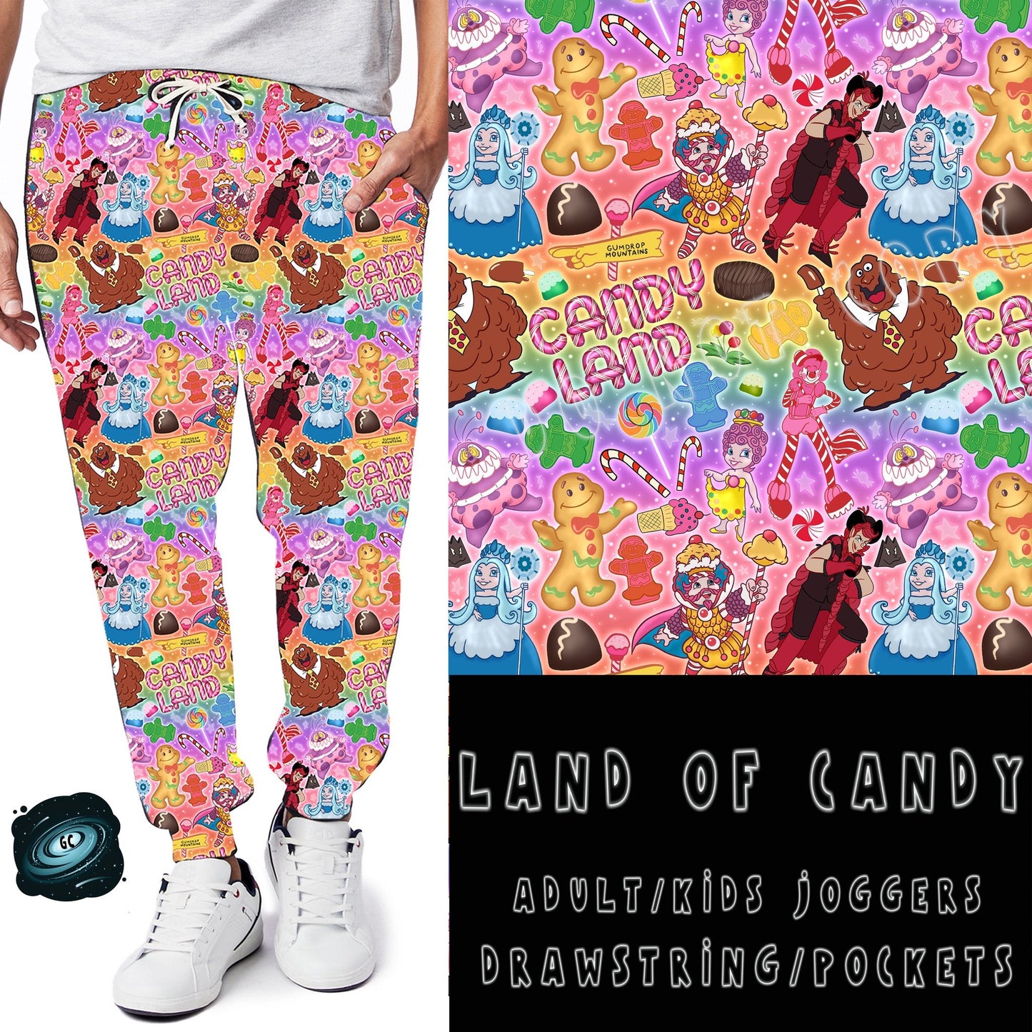 BATCH 65- LAND OF CANDY LEGGINGS/CAPRI/JOGGERS - Like A Duchess
