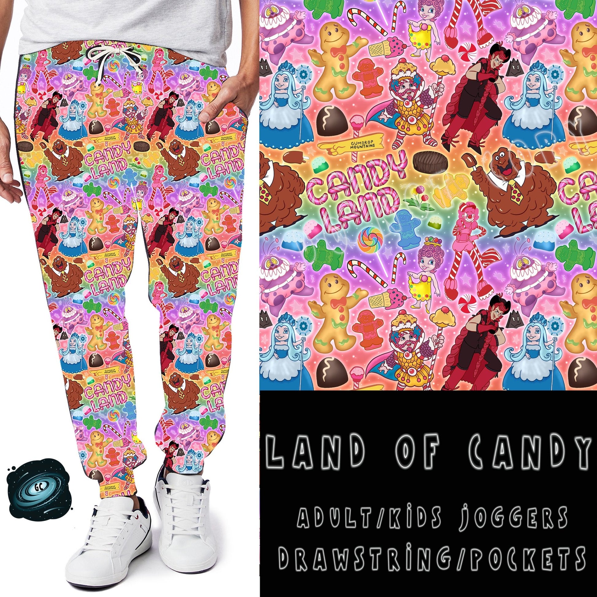 BATCH 65- LAND OF CANDY LEGGINGS/CAPRI/JOGGERS - Like A Duchess