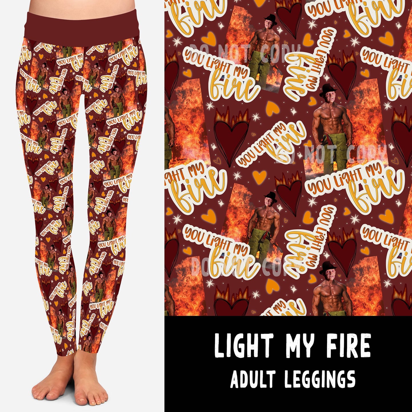 LUCKY IN LOVE-LIGHT MY FIRE LEGGINGS/JOGGERS - Like A Duchess