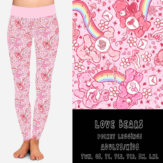 LOVE BEAR - VALENTINE RUN 2- LEGGING - Like A Duchess