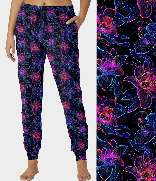 RTS - Luminous Flowers Joggers - Like A Duchess